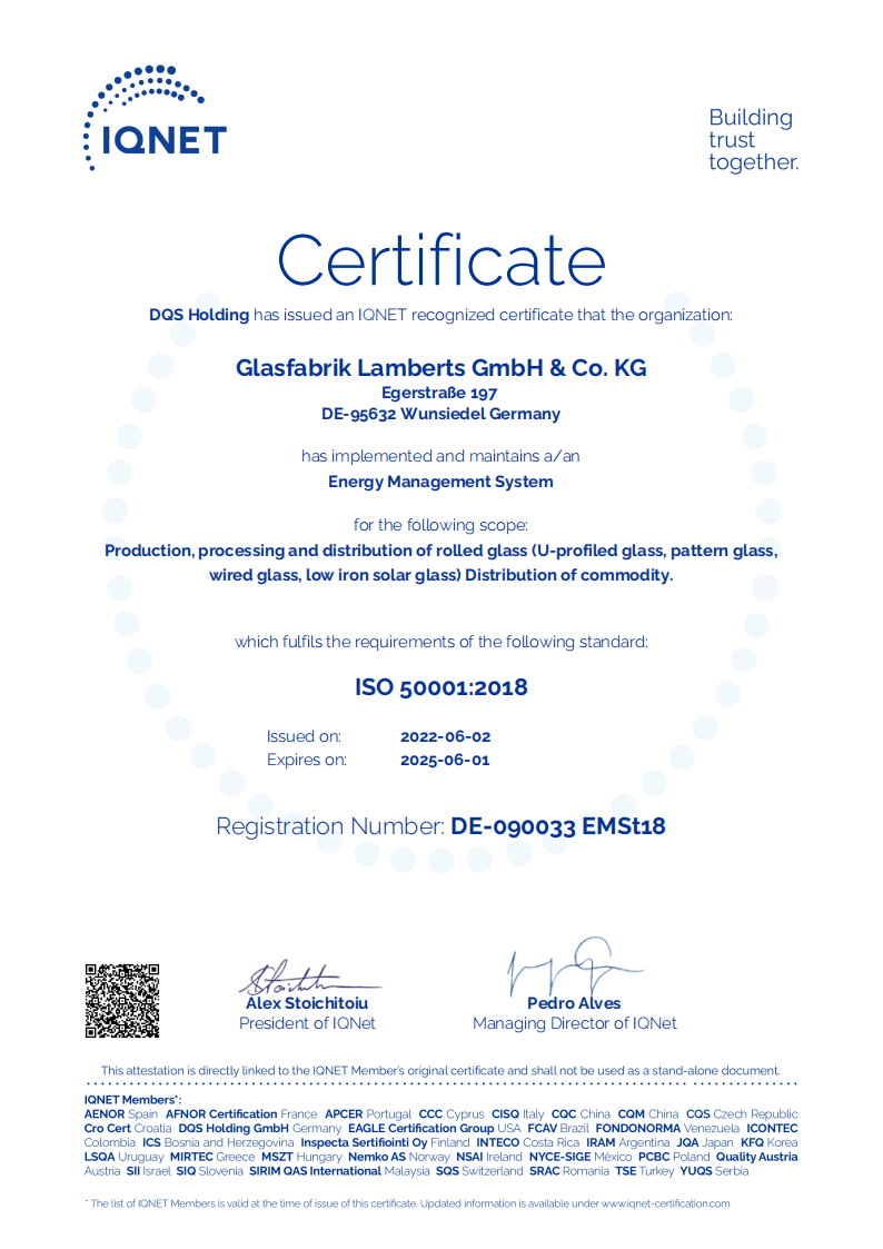 ISO 50001:2018 節(jié)能管理認(rèn)證 IQNet